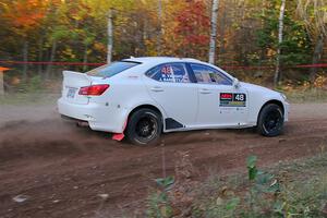 John Barnett / Matt Vaught Lexus IS250 on SS5, Far Point I.