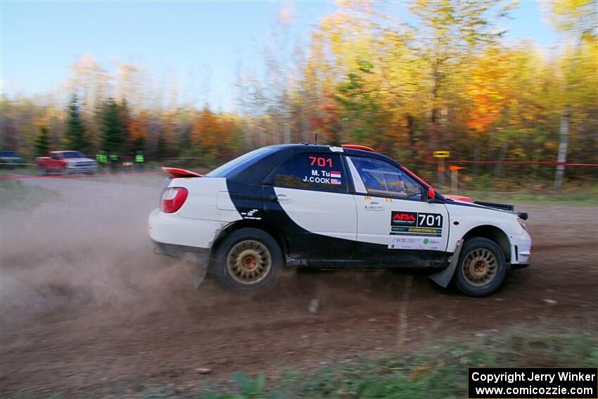 Jason Cook / Maggie Tu Subaru WRX on SS5, Far Point I.