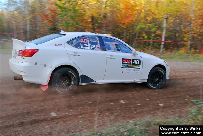 John Barnett / Matt Vaught Lexus IS250 on SS5, Far Point I.