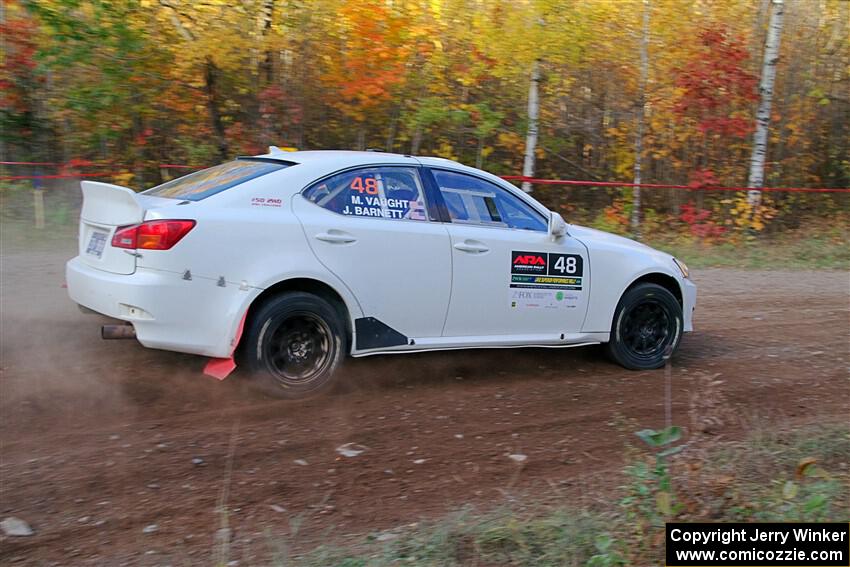 John Barnett / Matt Vaught Lexus IS250 on SS5, Far Point I.