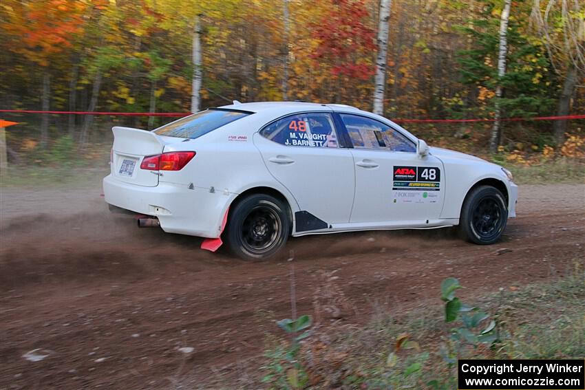 John Barnett / Matt Vaught Lexus IS250 on SS5, Far Point I.