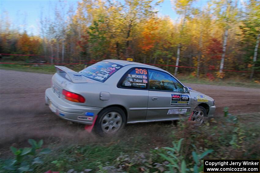 Madelyn Tabor / Sophia McKee Subaru Impreza 2.5RS on SS5, Far Point I.