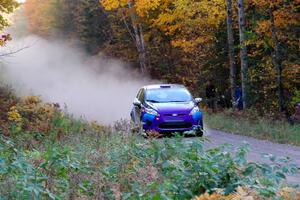 Imogen Thompson / Steve Harrell Ford Fiesta on SS5, Far Point I.