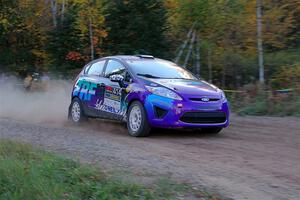 Imogen Thompson / Steve Harrell Ford Fiesta on SS5, Far Point I.