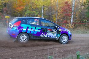 Imogen Thompson / Steve Harrell Ford Fiesta on SS5, Far Point I.