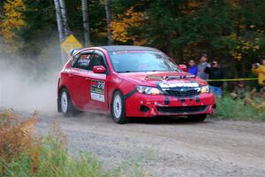 Jess Davids / Eric Frentress Subaru Impreza on SS5, Far Point I.