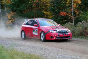 Jess Davids / Eric Frentress Subaru Impreza on SS5, Far Point I.