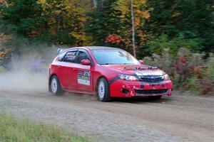 Jess Davids / Eric Frentress Subaru Impreza on SS5, Far Point I.