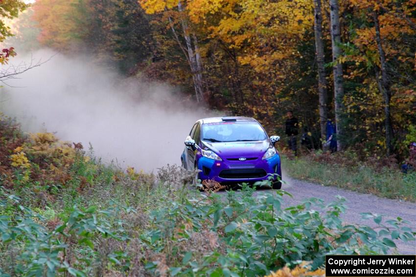 Imogen Thompson / Steve Harrell Ford Fiesta on SS5, Far Point I.