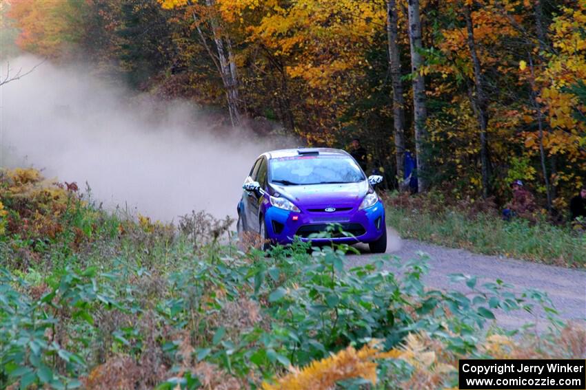 Imogen Thompson / Steve Harrell Ford Fiesta on SS5, Far Point I.