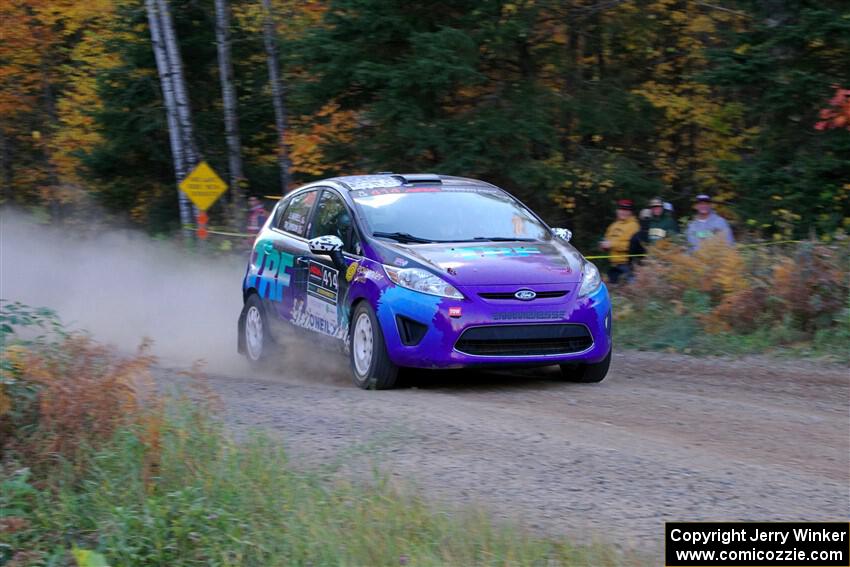 Imogen Thompson / Steve Harrell Ford Fiesta on SS5, Far Point I.