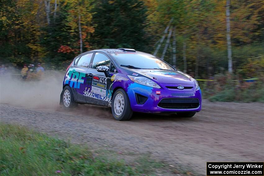 Imogen Thompson / Steve Harrell Ford Fiesta on SS5, Far Point I.