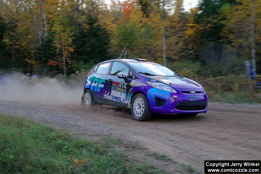 Imogen Thompson / Steve Harrell Ford Fiesta on SS5, Far Point I.