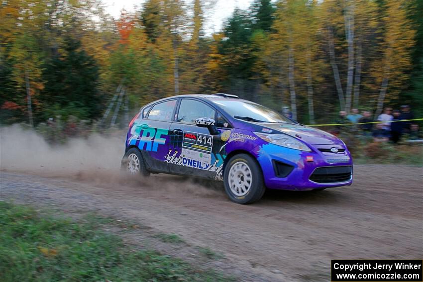 Imogen Thompson / Steve Harrell Ford Fiesta on SS5, Far Point I.