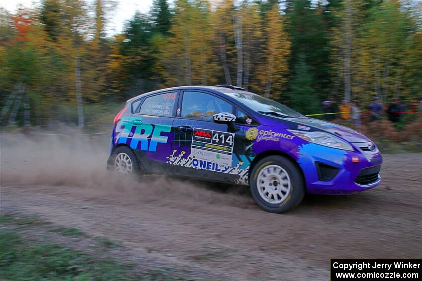 Imogen Thompson / Steve Harrell Ford Fiesta on SS5, Far Point I.