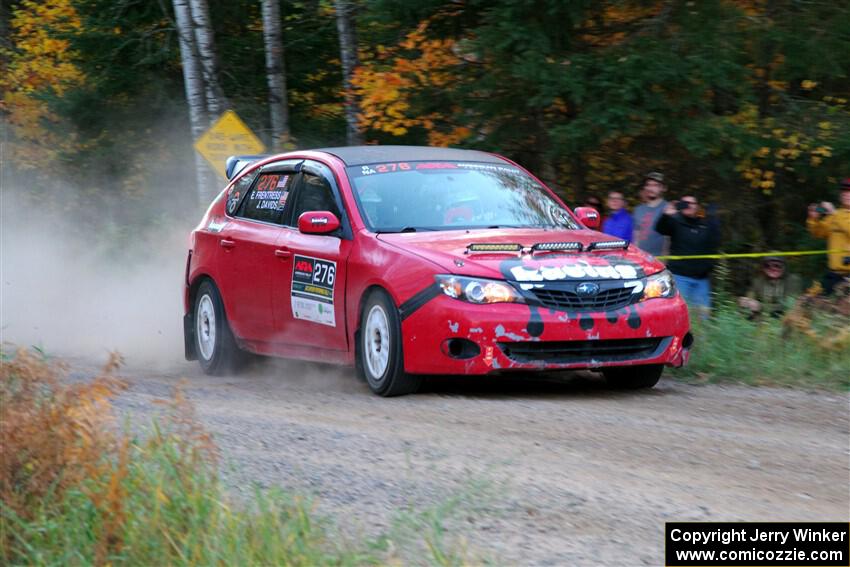 Jess Davids / Eric Frentress Subaru Impreza on SS5, Far Point I.