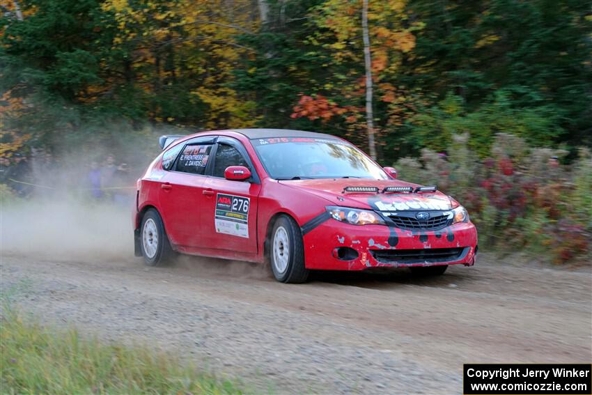 Jess Davids / Eric Frentress Subaru Impreza on SS5, Far Point I.