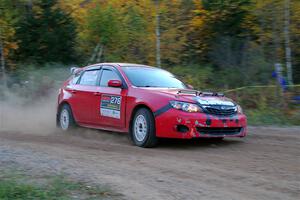 Jess Davids / Eric Frentress Subaru Impreza on SS5, Far Point I.