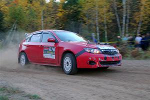 Jess Davids / Eric Frentress Subaru Impreza on SS5, Far Point I.