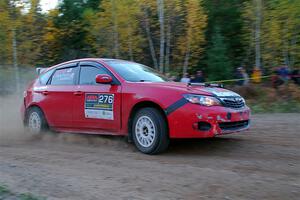 Jess Davids / Eric Frentress Subaru Impreza on SS5, Far Point I.