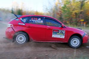 Jess Davids / Eric Frentress Subaru Impreza on SS5, Far Point I.