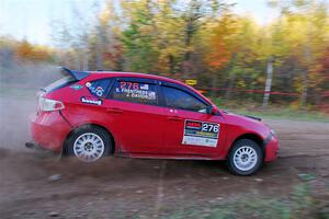 Jess Davids / Eric Frentress Subaru Impreza on SS5, Far Point I.