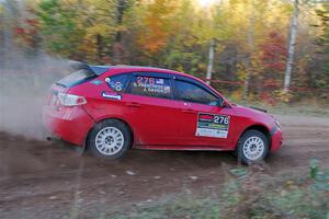 Jess Davids / Eric Frentress Subaru Impreza on SS5, Far Point I.