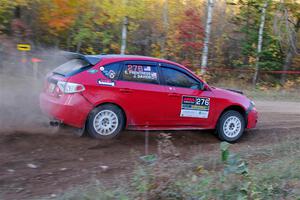 Jess Davids / Eric Frentress Subaru Impreza on SS5, Far Point I.