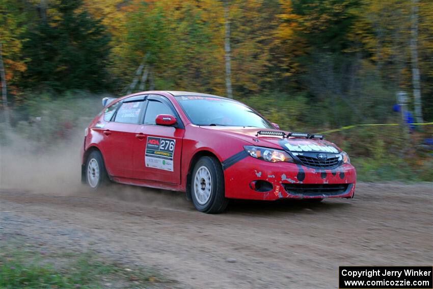 Jess Davids / Eric Frentress Subaru Impreza on SS5, Far Point I.