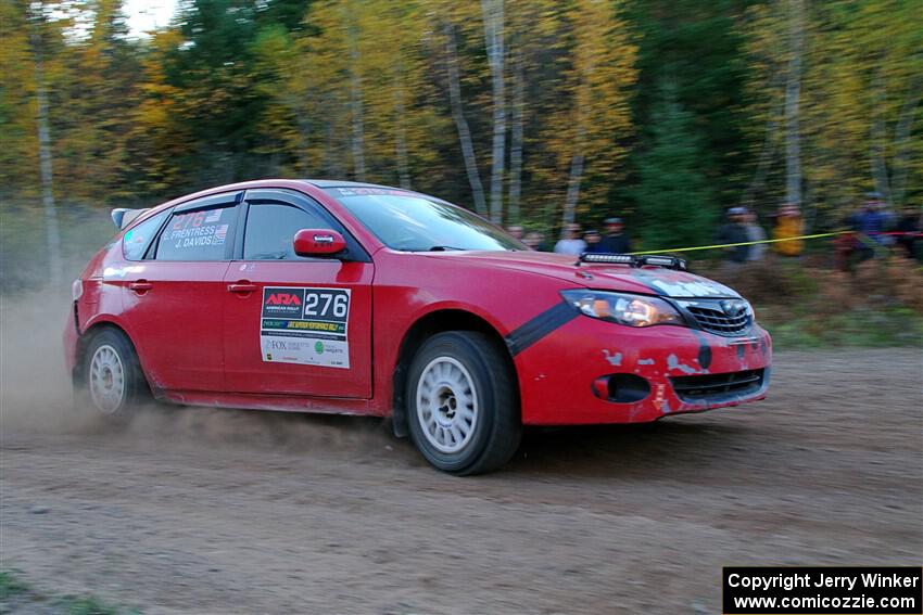 Jess Davids / Eric Frentress Subaru Impreza on SS5, Far Point I.