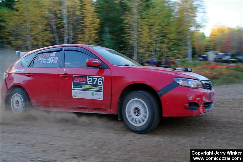 Jess Davids / Eric Frentress Subaru Impreza on SS5, Far Point I.