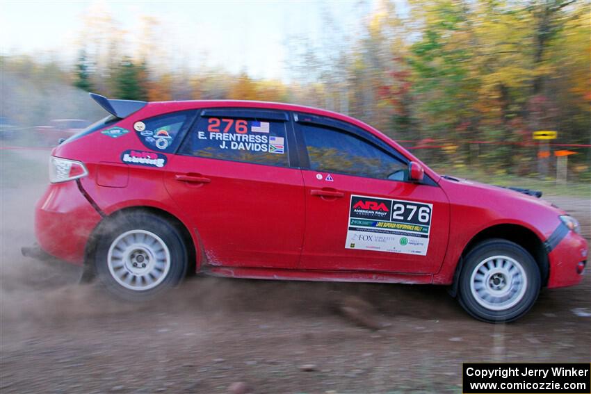 Jess Davids / Eric Frentress Subaru Impreza on SS5, Far Point I.