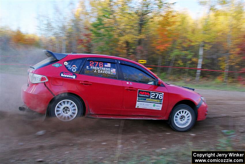 Jess Davids / Eric Frentress Subaru Impreza on SS5, Far Point I.