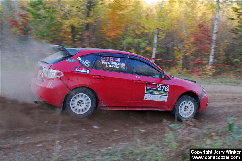 Jess Davids / Eric Frentress Subaru Impreza on SS5, Far Point I.