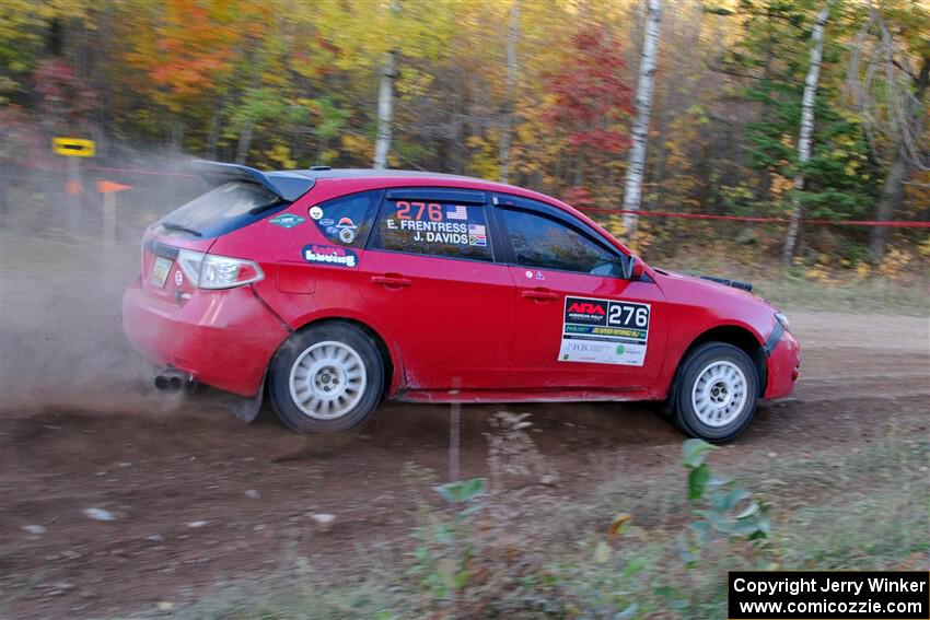 Jess Davids / Eric Frentress Subaru Impreza on SS5, Far Point I.