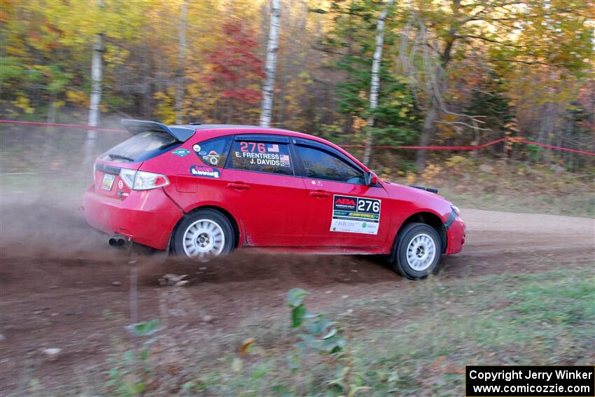 Jess Davids / Eric Frentress Subaru Impreza on SS5, Far Point I.