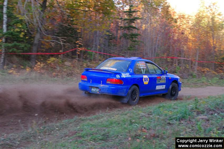 Connor Himes / Elliot Prusi Subaru Impreza on SS5, Far Point I.