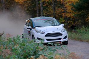 Gary Klein / Morgan Engle Ford Fiesta R2 on SS5, Far Point I.