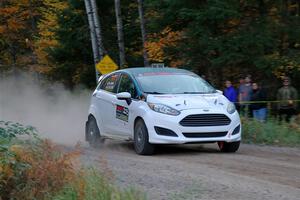 Gary Klein / Morgan Engle Ford Fiesta R2 on SS5, Far Point I.