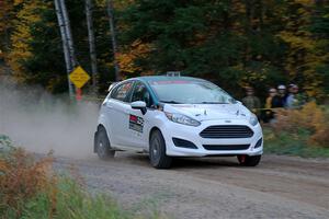 Gary Klein / Morgan Engle Ford Fiesta R2 on SS5, Far Point I.