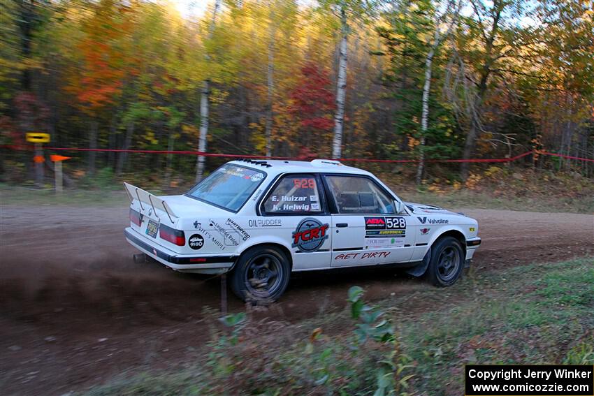 Keegan Helwig / Elena Huizar BMW 325i on SS5, Far Point I.