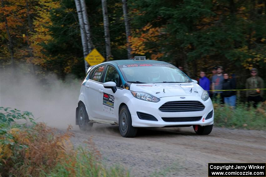 Gary Klein / Morgan Engle Ford Fiesta R2 on SS5, Far Point I.