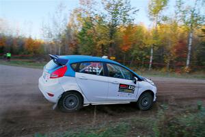 Gary Klein / Morgan Engle Ford Fiesta R2 on SS5, Far Point I.