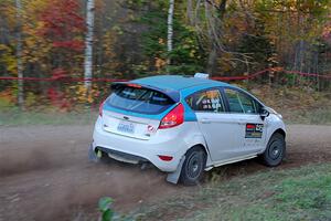 Gary Klein / Morgan Engle Ford Fiesta R2 on SS5, Far Point I.