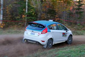 Gary Klein / Morgan Engle Ford Fiesta R2 on SS5, Far Point I.