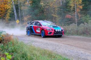 Kevin Kahl / Cray Dumeah Subaru WRX on SS5, Far Point I.