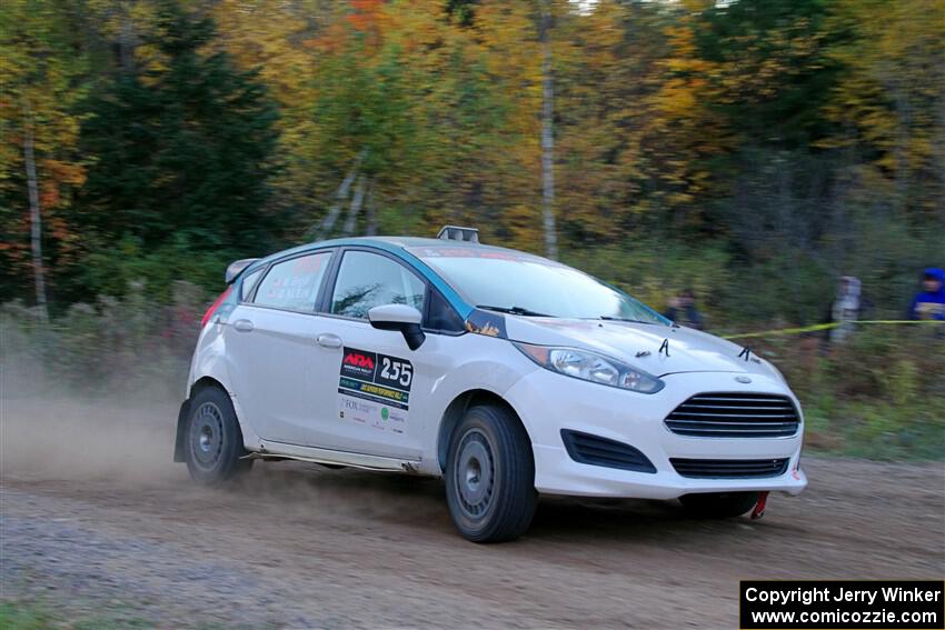 Gary Klein / Morgan Engle Ford Fiesta R2 on SS5, Far Point I.