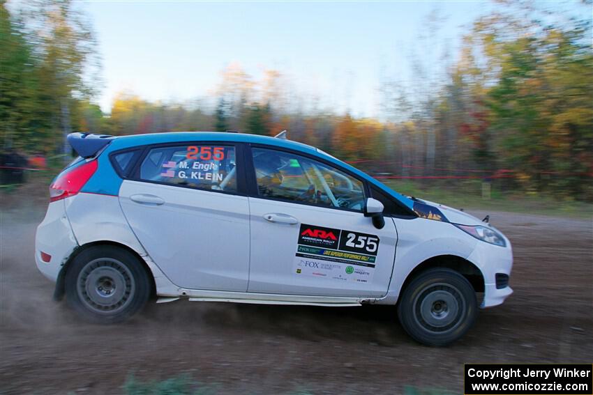 Gary Klein / Morgan Engle Ford Fiesta R2 on SS5, Far Point I.