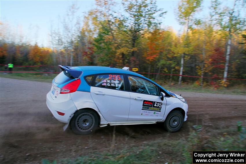 Gary Klein / Morgan Engle Ford Fiesta R2 on SS5, Far Point I.