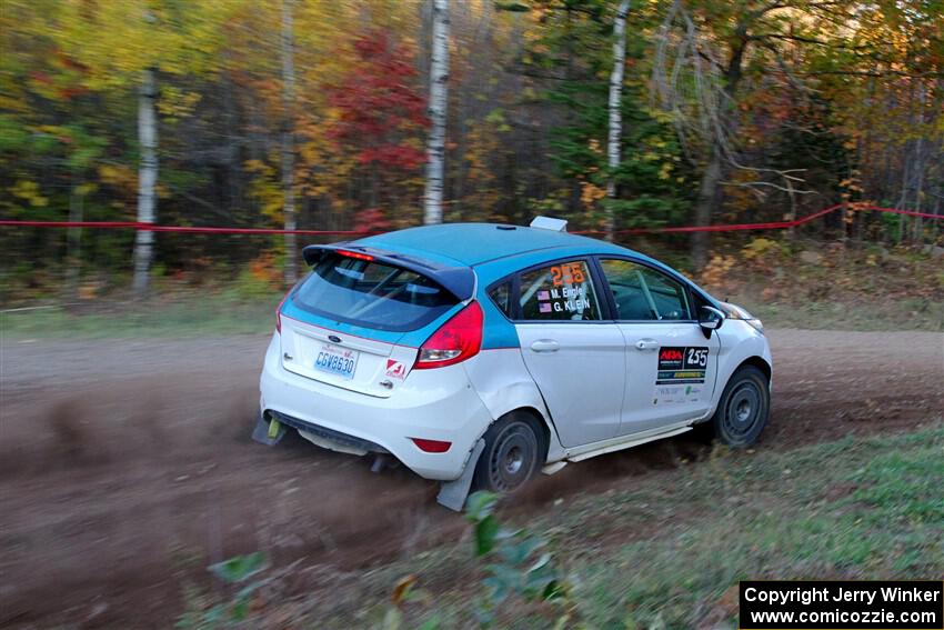 Gary Klein / Morgan Engle Ford Fiesta R2 on SS5, Far Point I.